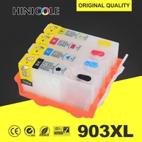 hinicole for hp903 903xl 903 refillable ink cartridge for officejet pro 6950 6951 6954 6956 6960 6970 6961 6964 with arc chips
