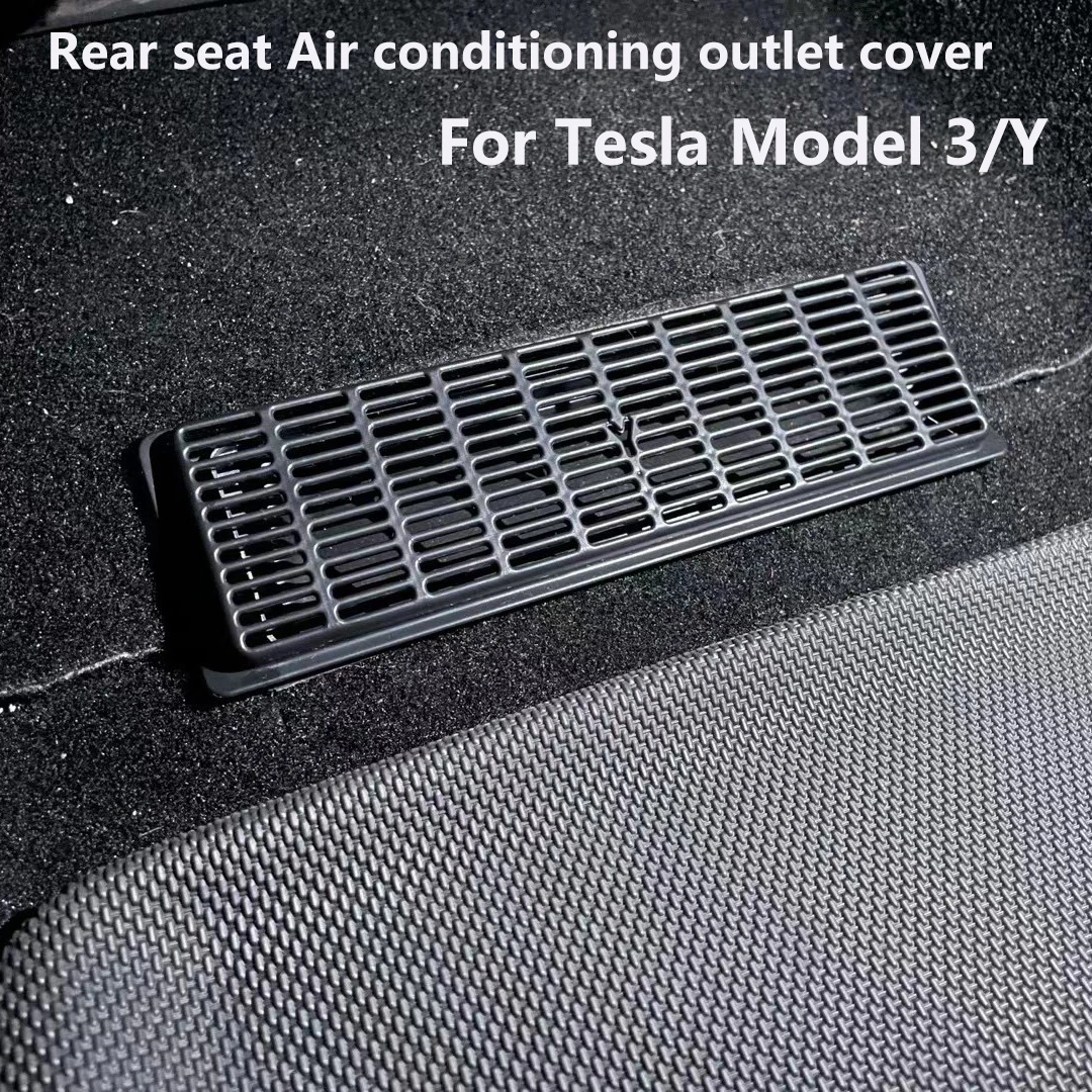 

2 шт./компл. Tesla Model 3 чехол для выхода кондиционера на заднее сиденье пластиковая модель Tesla Y Пылезащитная Крышка 2015-2021