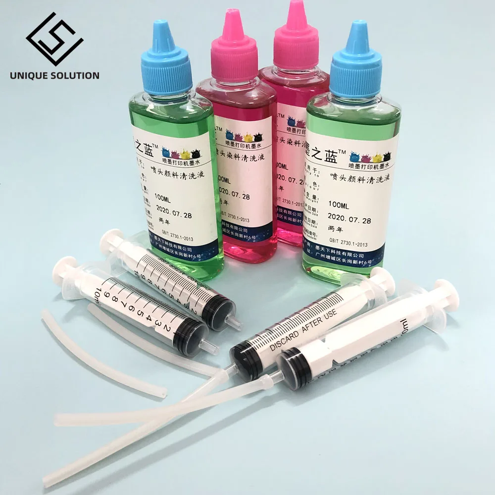 Жидкость для очистки печатающей головки 100 мл струйных принтеров HP EPSON CANON BROTHER 302