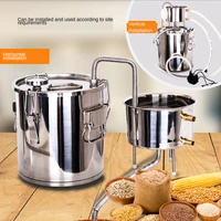 stainless steel home distiller moonshine alcohol stainless water wine brewing kit wine brewing distiller 122535l