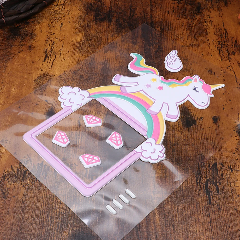 

1PC Wall Sticker Luminous Design Sticker 3D Creative Switch Sticker for Home Bedroom Decoration (Rainbow Pattern)