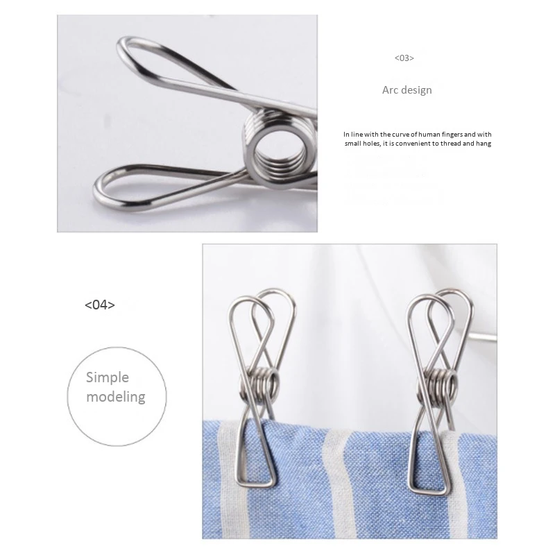 

Small Stainless Steel Clothespins for Drying Windbreaker Clips for Clothespins and Sheets