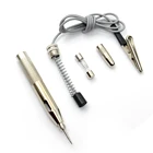 Новый зонд постоянного тока 6 в, 12 В, 24 В, Тестовая система освещения, зонд, лампа, цепь проверки автомобильного освещения, лампа, тестер напряжения, ручка-детектор, медь