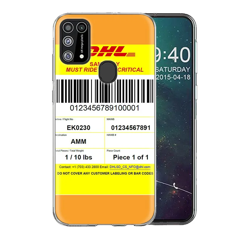 

Hot Fashion Dhl Express Case For Samsung Galaxy A51 A71 5G M51 M30s A41 A31 A21s A11 M31 M21 M40 Soft Phone Coque Cas