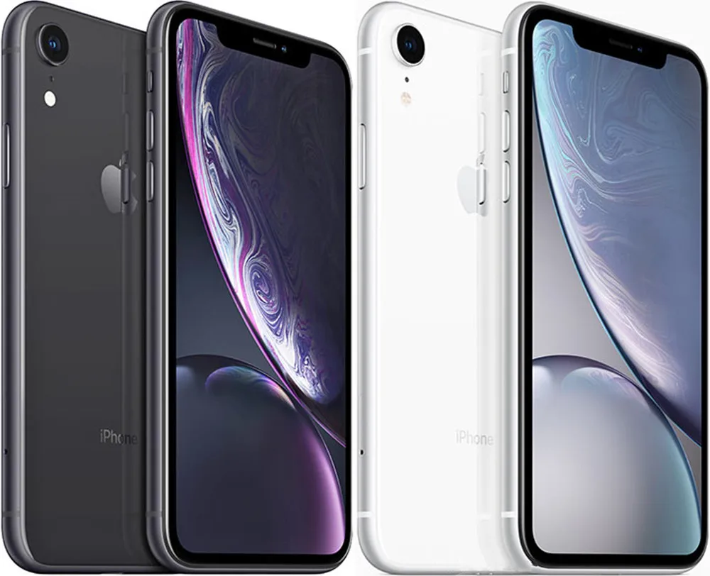 Разблокированный Apple iPhone XR ram 3 ГБ rom 64 Гб/128 Гб мобильный телефон LTE 6,1 дюймов шестиядерный IOS отпечаток пальца лица ID NFC