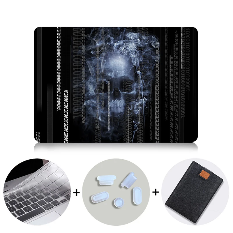 MB15 MTT чехол для Apple Macbook Pro 13 15 retina Air 11 13 дюймов Сенсорная панель Череп чехол для ноутбука mac book 12 защитный чехол - Цвет: MB15