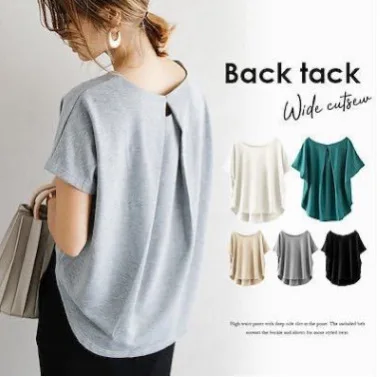 

Japanese and Korean Summer New Solid Color Short-Sleeved T-shirt Women 's Loose and Idle Top T-shirt Base Shirt Women 's