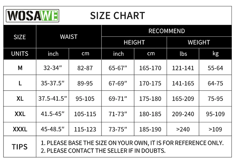 

WOSAWE Men Padded Baggy Cycling Shorts Reflective MTB Bike Bicycle Riding Trousers Water Resistant Loose Elastic Fit Shorts