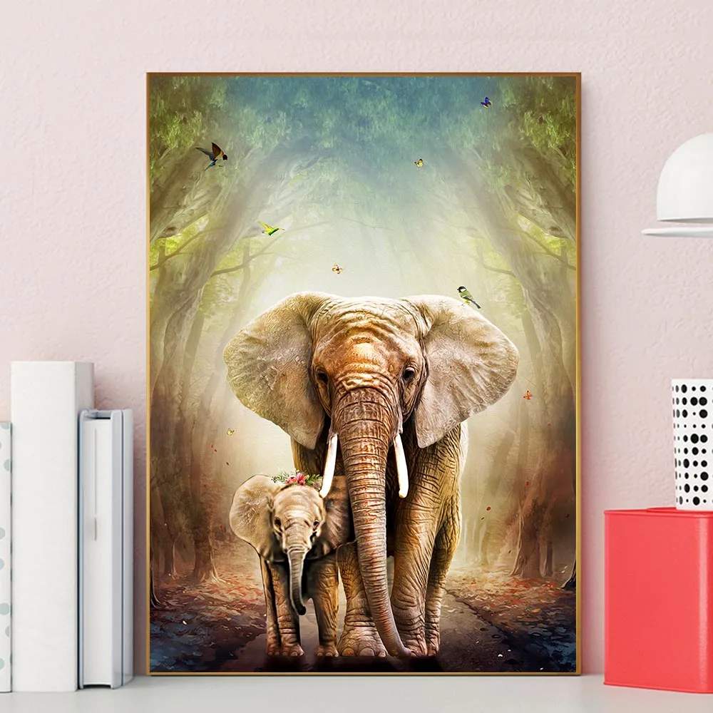 Холст Картина на стену для домашнего декора анималистический настенный