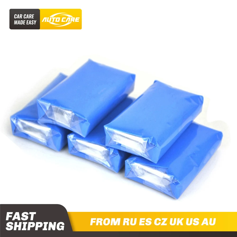 

Auto Care 5pcs100g Magic Car truck Clean Clay Bar Auto Detailing Cleaner Car Washer Blue