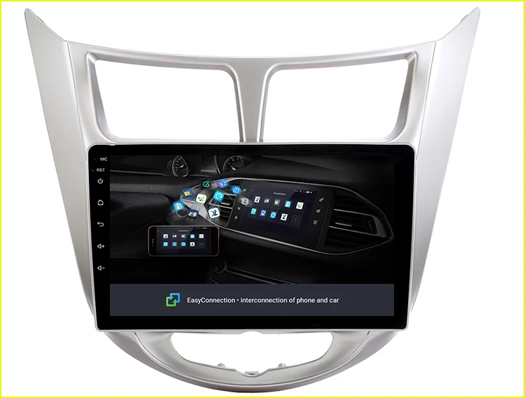 Android 9,0 автомобильный DVD видео плеер для hyundai Solaris 2011 2012 радио видео плеер wifi ips 32 ГРОМ Восьмиядерный 2DIN