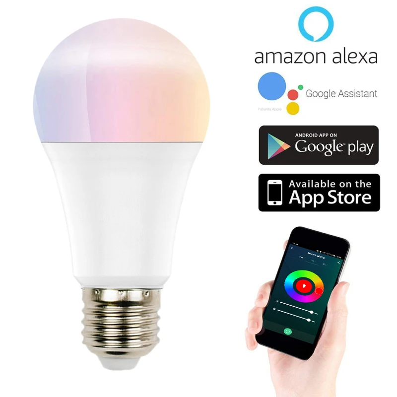 

Tuya ZigBee 3.0 WiFi Smart Light Bulb E27 LED RGB Lamp Work With Alexa Google Home AC100-240V Dimmable Timer Bulb