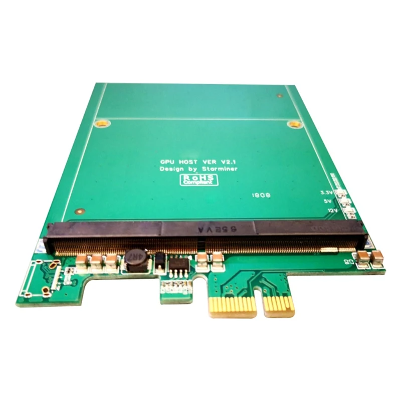 Плата расширения H052 75 Вт PCIE на MXM3.0 переходник PCI-E MXM конвертер USB3.0 для майнинга BTC -