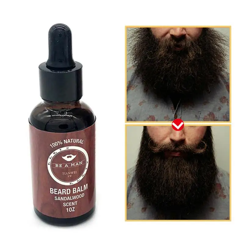 30 мл органическое масло для бороды роста увлажняющее сглаживающее эфирное