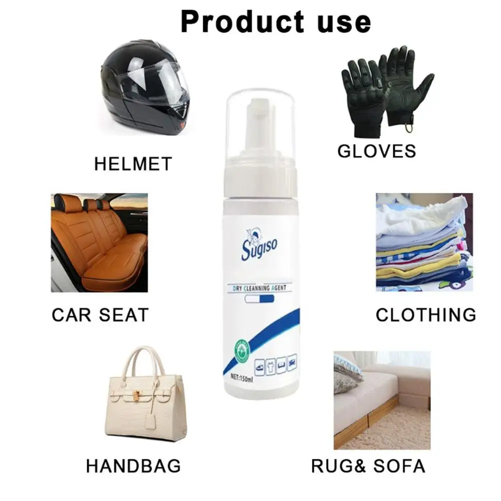 Home 150ml Convenience Down Jacket Wash-free Spray Waterless Clothing Cleansing Foam Dry Cleaning Agent 100ml Free Ship |
