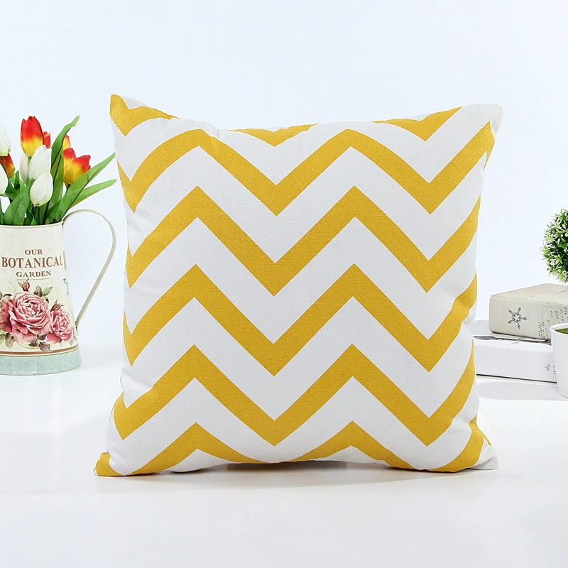 Новый дизайн сплошной холщовый волнистый узор модная простая наволочка красный