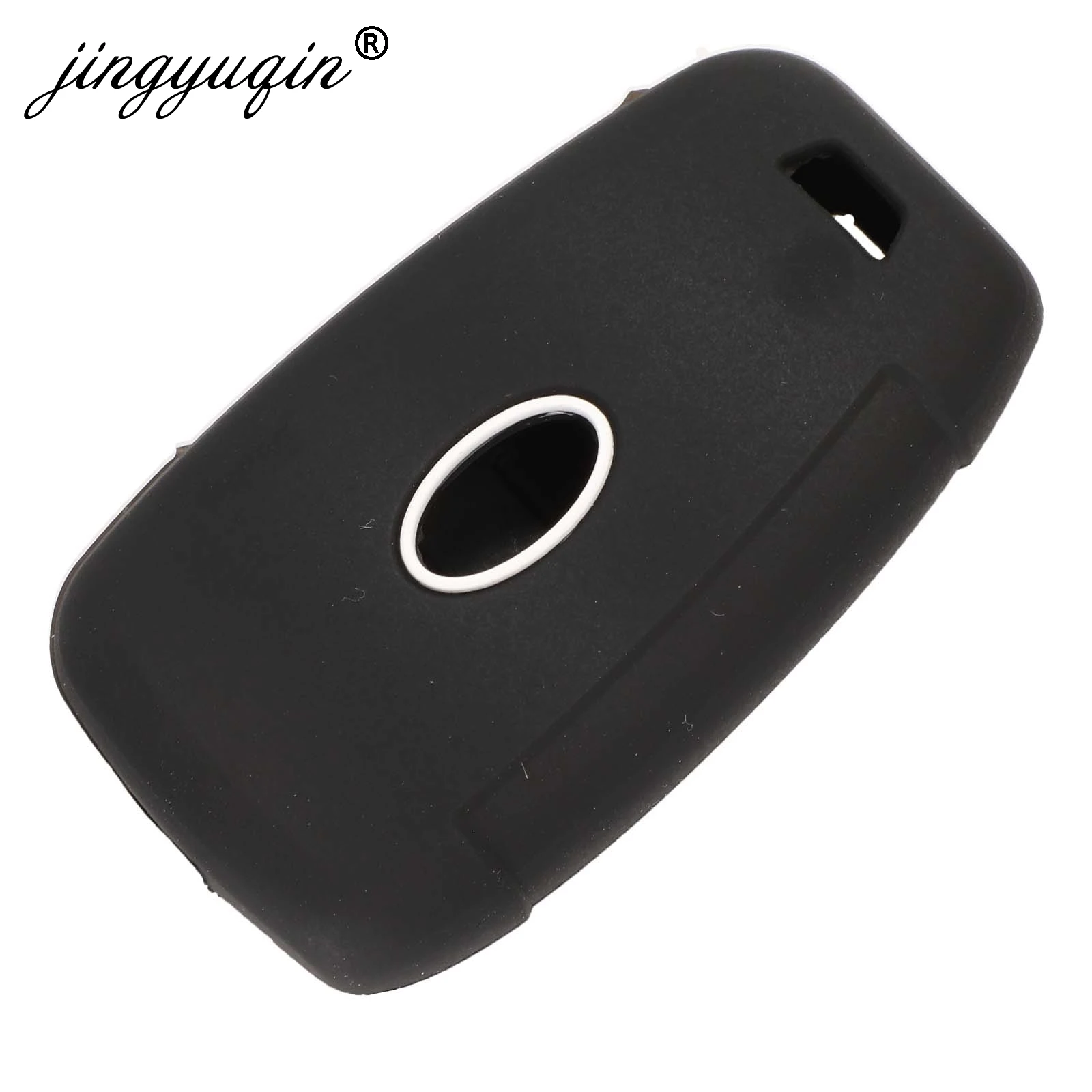 

jingyuqin 30pcs/lot Car Key Case Cover Silicone for Hyundai Elantra Solaris 2016-2018 3 Buttons Folding Remote Key Shell