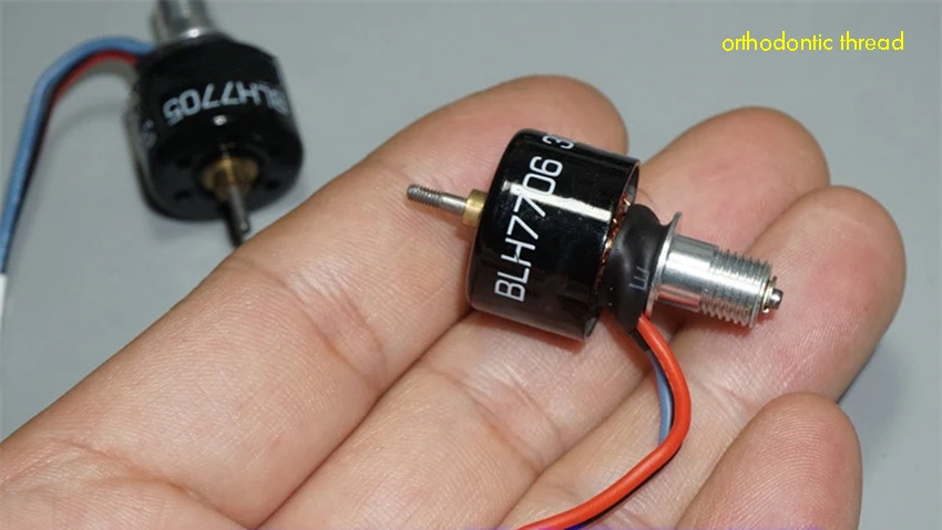 Четырехосевой бесщеточный двигатель RC 3000KV Реверс/Ортодонтическая резьба высокоскоростной бесщеточный Внешний двигатель ротора диаметр вала 1,8 мм
