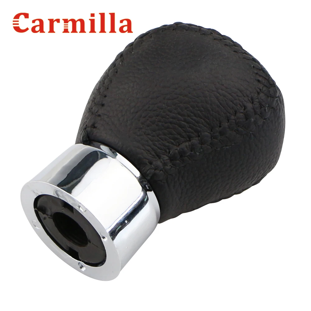 Carmilla 5 Speed Leather Manual Gear Head Shift Knob Handball for Mazda 3 6 323 626 RX-8 Premavy MPV Accessories | Автомобили и