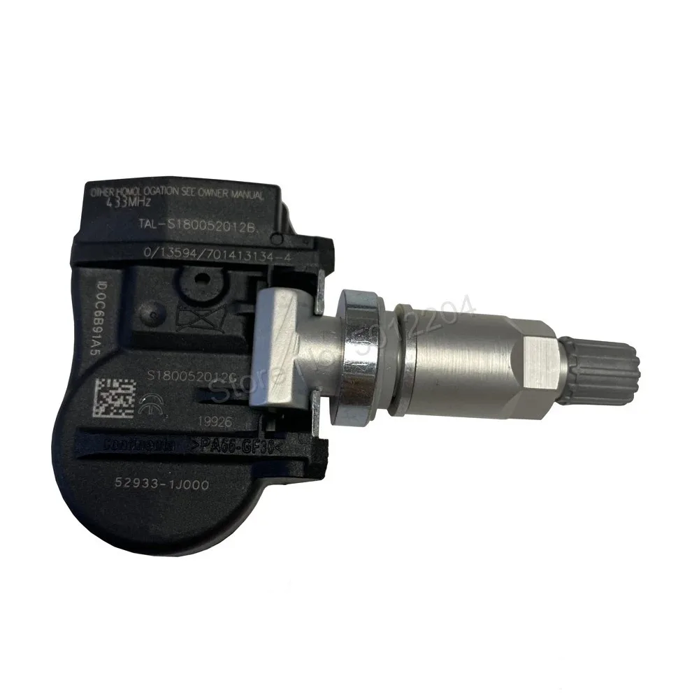 Датчик контроля давления в шинах TPMS 4 шт. 433 МГц для Kia Optima Hyundai i20 Sorento ix20 Venga 52933-1J000