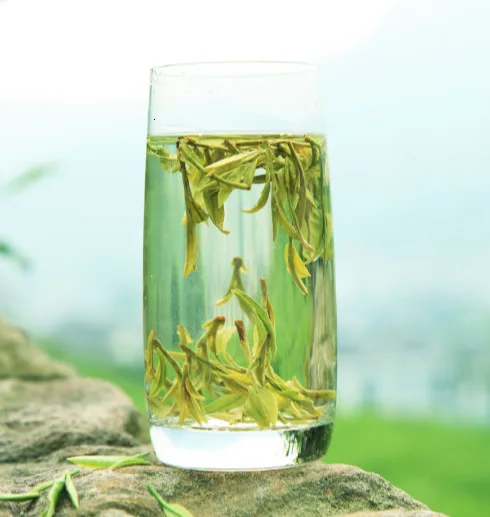 Китайский чай Longjing Dragon Well, китайский зеленый чай Longjing, китайский зеленый чай для похудения, забота о здоровье, зеленый чай