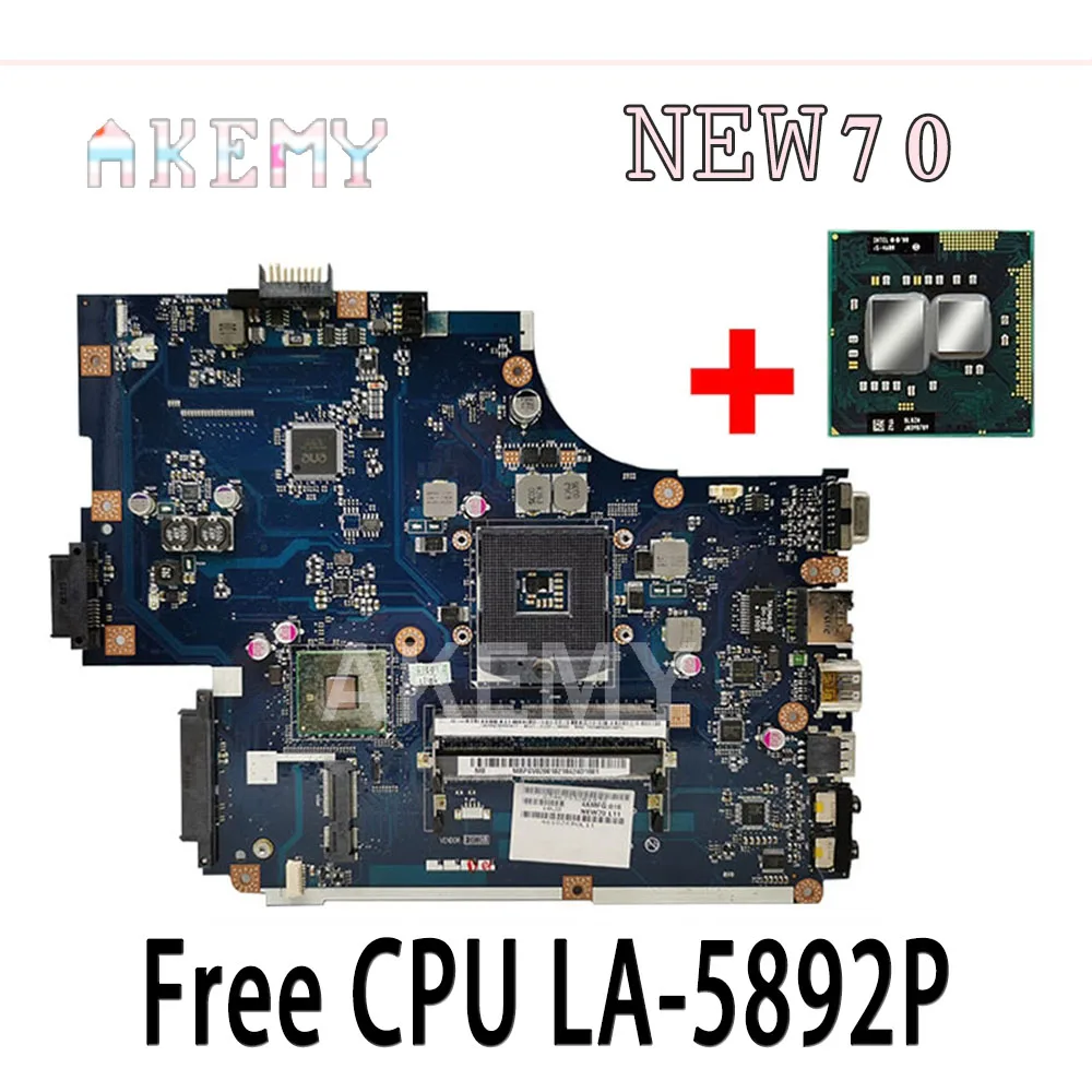 Akemy MBWJU02001 MB.WJU02.001 для Acer aspire 5741 5741zg 5742 5742G материнская плата ноутбука NEW70 LA 5892P HM55 DDR3