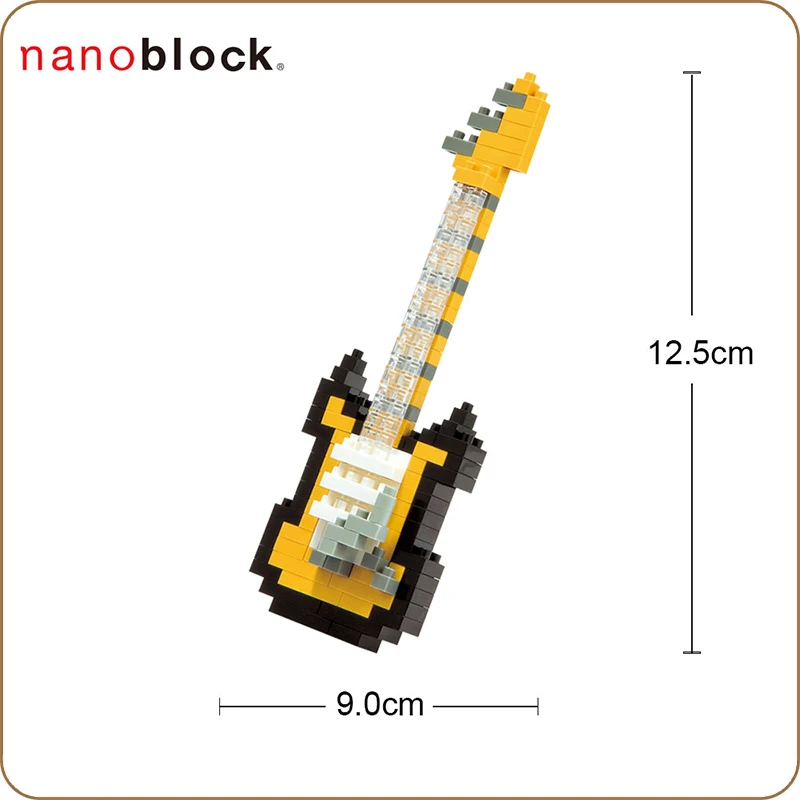 Новый Kawada Nanoblock электрогитара NBC 023 160 штук алмазные строительные блоки креативная
