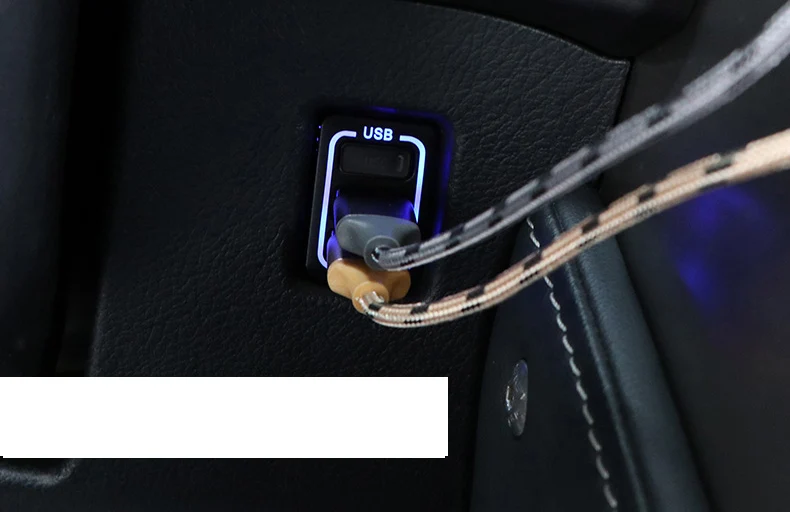 Lsrtw2017 для Lexus NX NX200 NX200t 300 NX300h Автомобильный USB разъем зарядного устройства аксессуары для интерьера