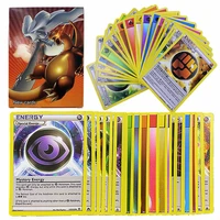 20pcs pokemon energy shining cards box playing game tag team mega gx card display booster pok%c3%a9mon battle carte trading kids toys