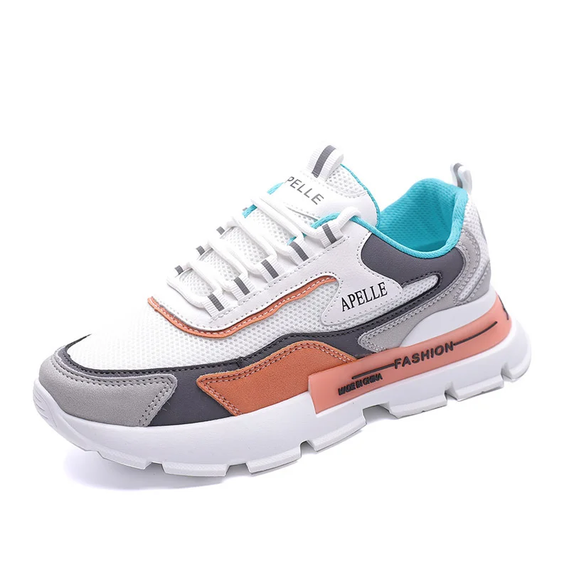 

Women's Sports Shoes Platform Shoes Breathable Mesh Mixed Colors Skin-Friendly Casual Vulcanized Chunky Sneakers Women's Shoes