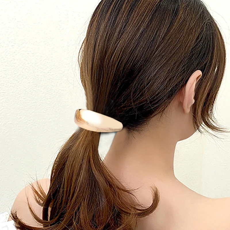 

Large Glossy French Hairpin Exquisitely Polished Fashionable And Good-looking Bangs Clip Han Fan Temperament Broken Hair Clip
