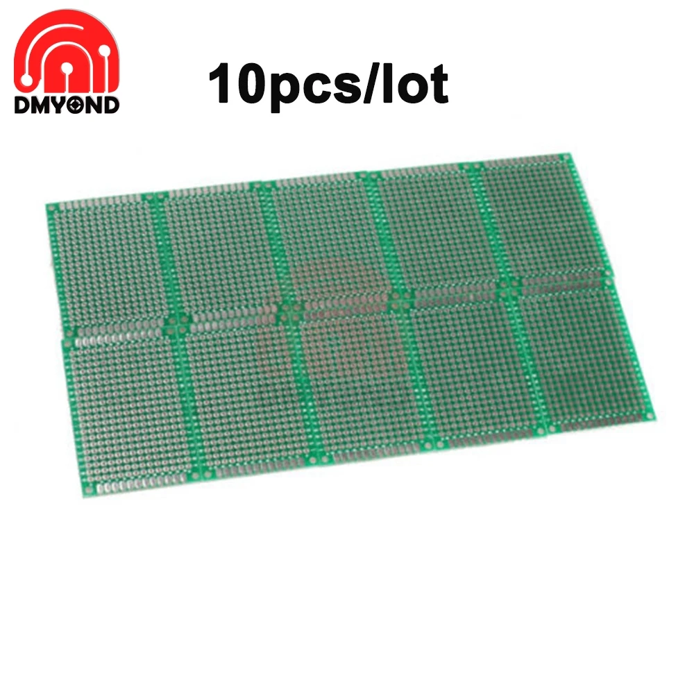 

10pcs/lot 4x6cm 4*6 4cmx6cm Double Side Prototype PCB diy Universal Printed Circuit Board Protoboard For Arduino