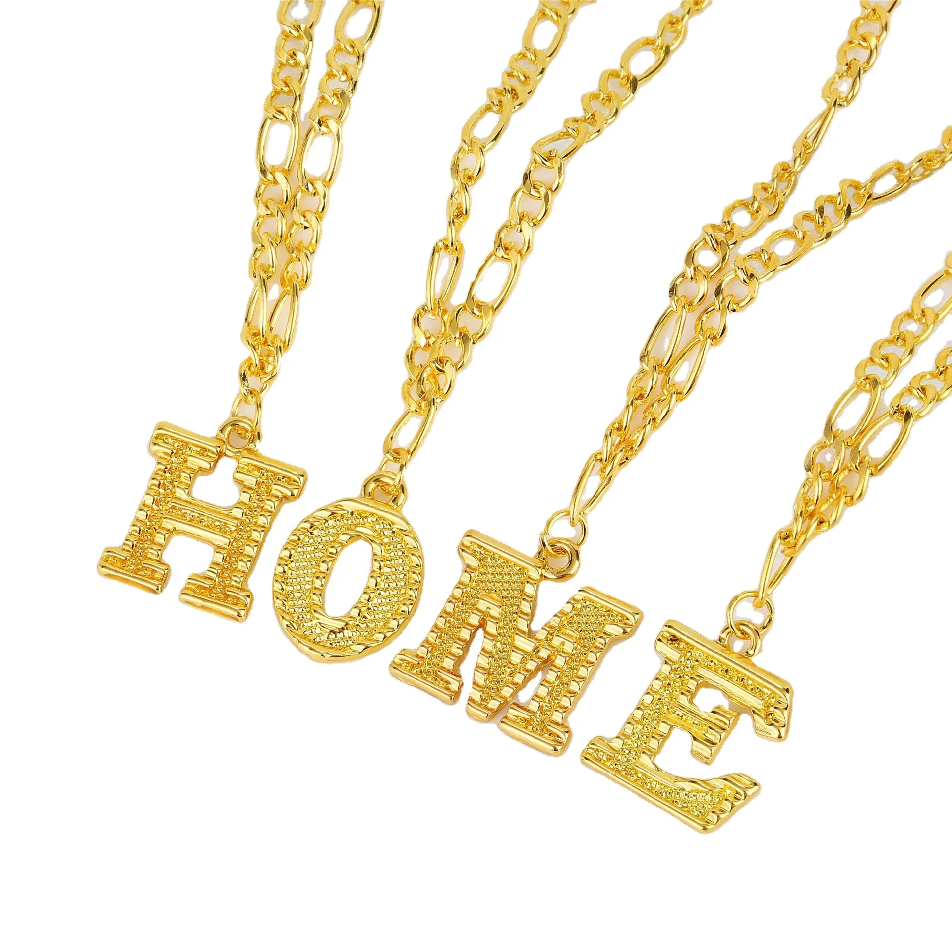 

New Anklets Popular Special Supply Gold Plated 18K English Capital Letter Environmental Protect