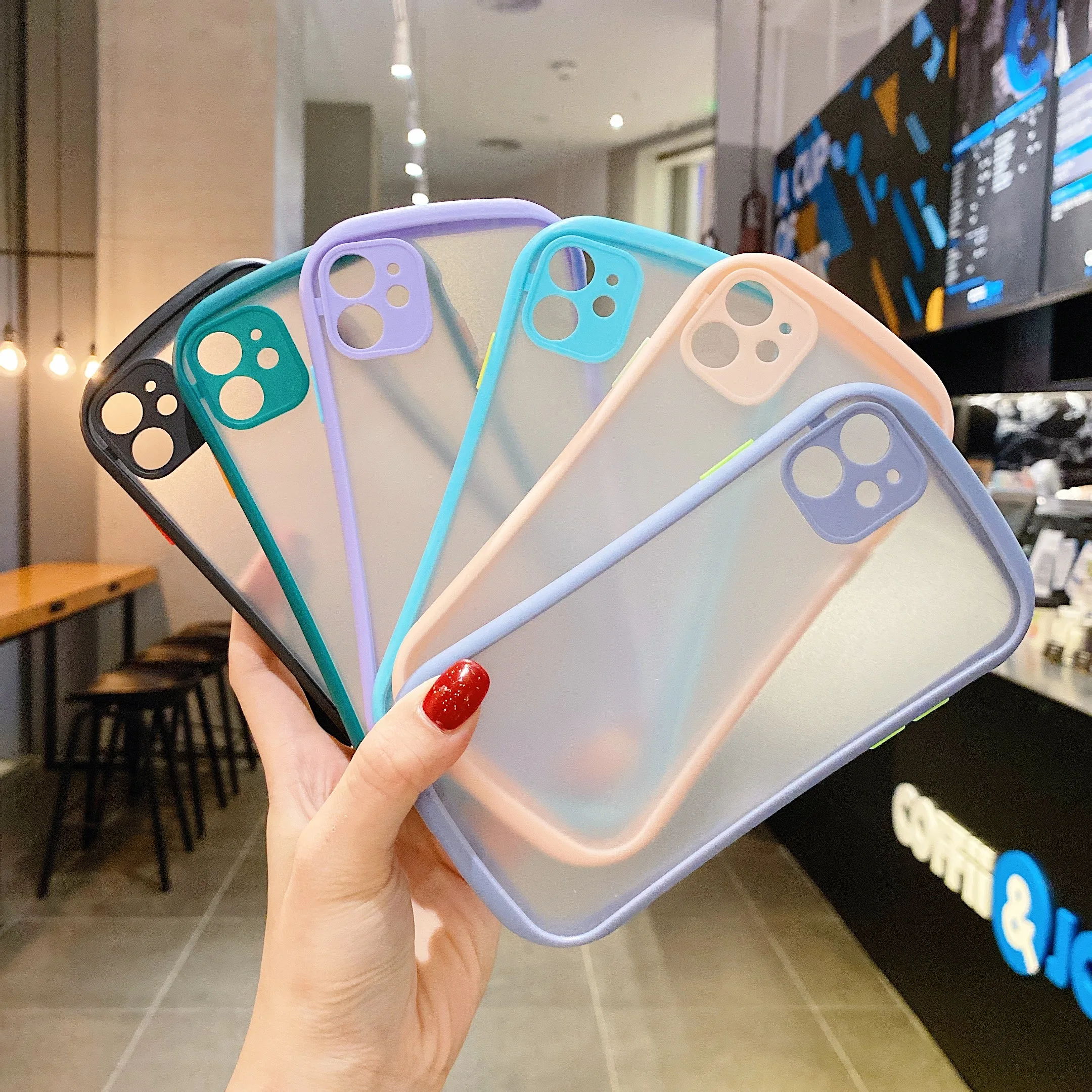 Чехол для Apple iPhone 11 Pro Max чехол i 6 6S 7 8 Plus XR XS матовые Роскошные прозрачные чехлы
