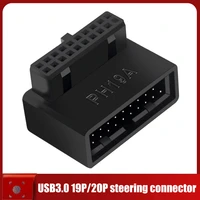 usb 3 0 1920pin male to female extension adapter angled 90 degree converter for motherboard connector socket ph19a