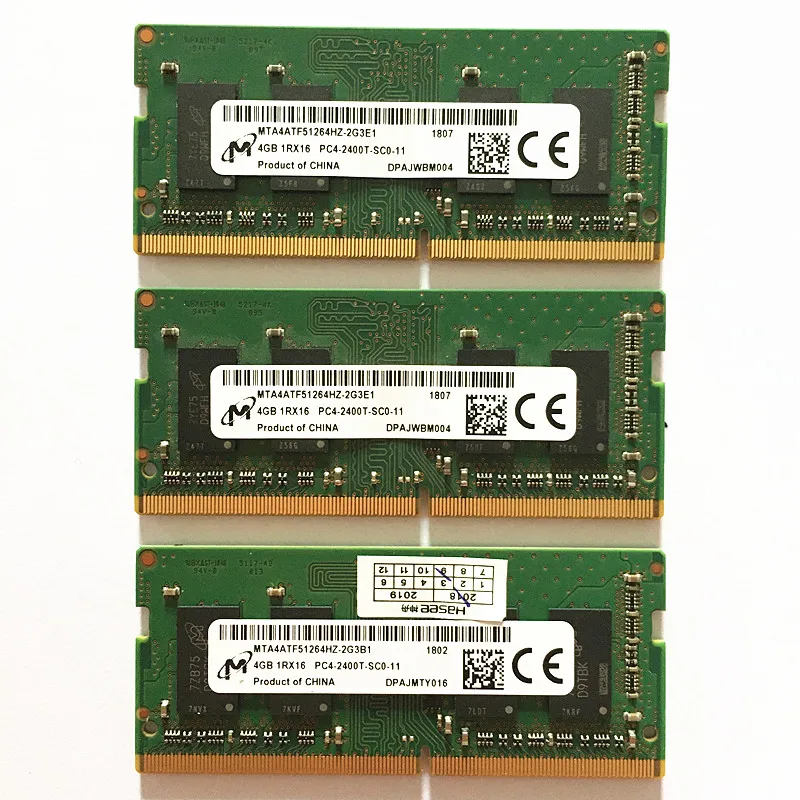 Micron DDR4 RAMs Memoria 4GB 2400MHz 1Rx16 PC4-2400T-SC0-11 память для ноутбука | Компьютеры и офис
