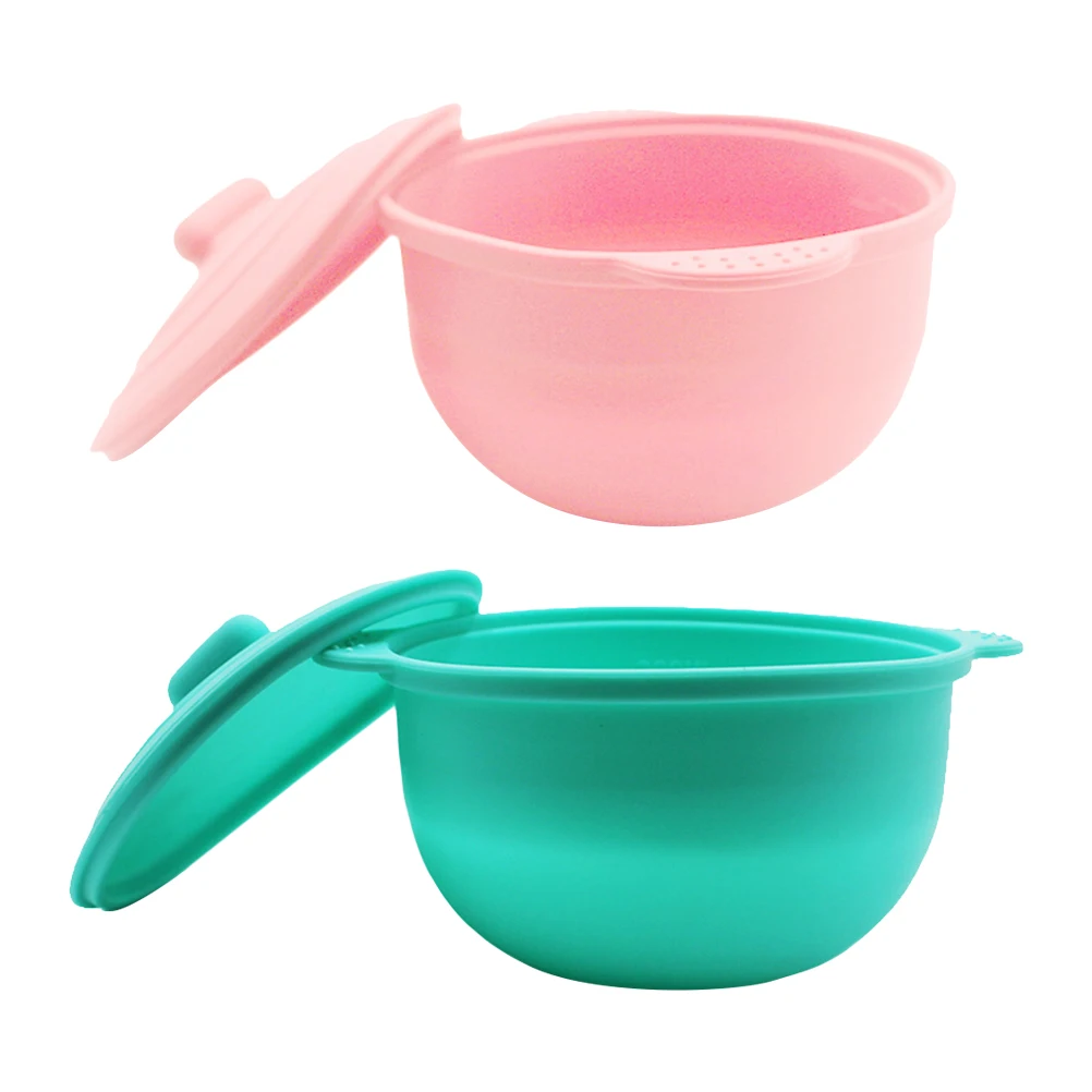 

2pcs 400ml Silicone Baby Feeding Bowl Portable Travel Folding Bowl Infant Spill-Proof Training Bowl Kids Childreh Tableware