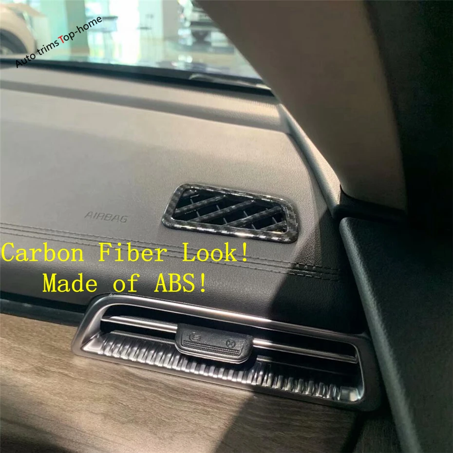 

Carbon Fiber Look Accessories For KIA Optima / K5 GT 2021 Window Lift / Head Lights Button / Air AC Outlet Vent Frame Cover Trim