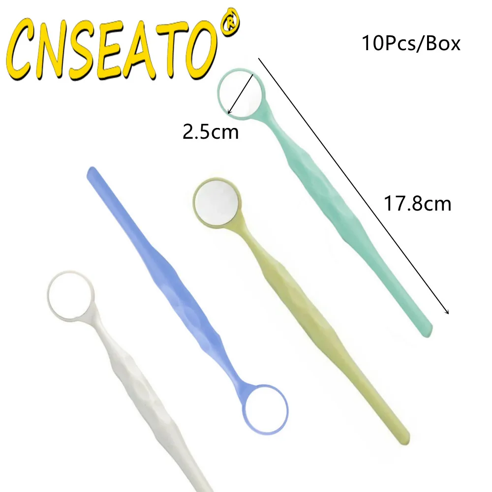 10 шт. стоматологический двухсторонний рефлектор с фронтальной поверхностью