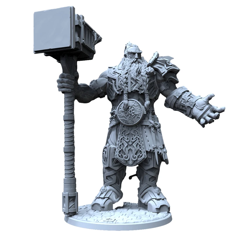 

1/24 75mm Resin Model Sledgehammer Warrior Figure Unpainted RW-055