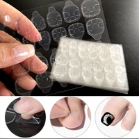 10 sheet clear double sided adhesive tape adhesive glue sticker for false nails fingernail art false nail tips extension tool