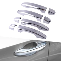 8pcsset chrome exterior door handle cover trim wsmart keyhole fit for honda accord 2018 2019 2020