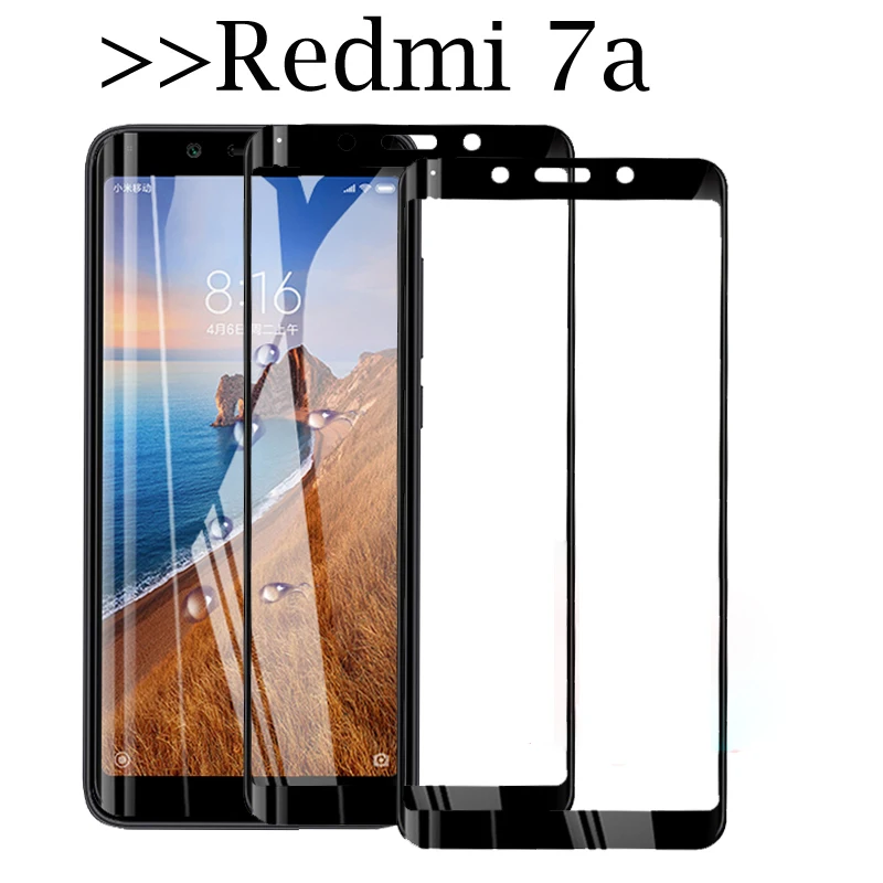 Защитное стекло закаленное для Xiaomi Redmi 7A 2019 | Мобильные телефоны и аксессуары