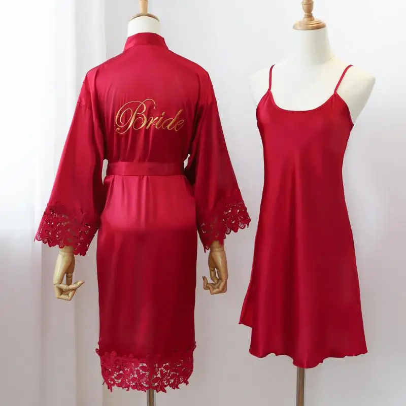 Сексуальный женский домашний халат интимное нижнее белье кружевной свадебный