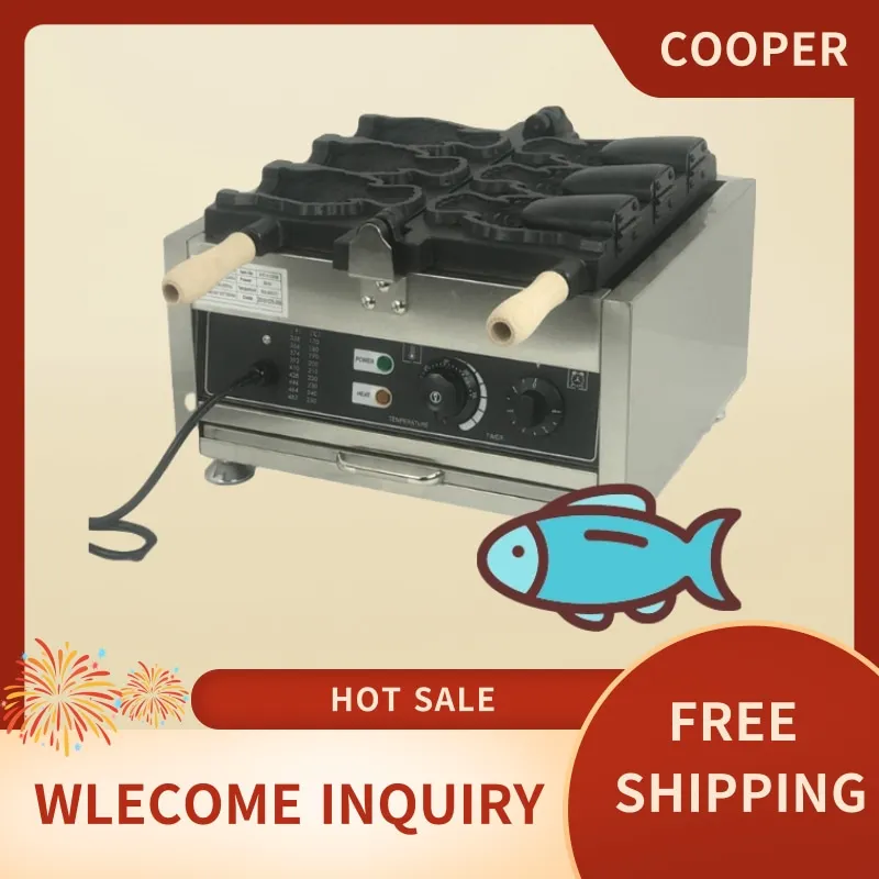 

Hot Sale Taiyaki Ice Cream Machine Taiyaki Fish Shape Waffle Maker Taiyaki Waffle Maker Open Mouth Big Open Mouth Taiyaki Maker