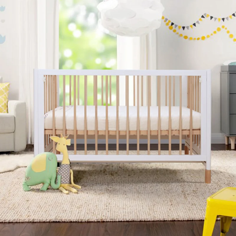 Детская мебель детские кроватки в европейском стиле регулируемая кроватка из