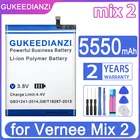 Сменный аккумулятор GUKEEDIANZI mix 2 5550 мАч для Vernee Mix 2 Mix2