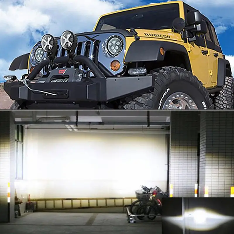

6 Inch Led Auxiliary Light 60W Car DRL Spotlight LED Fog Driving Lamp DRL for Jeep Truck Driving Offroad Boat Car Tractor SUV