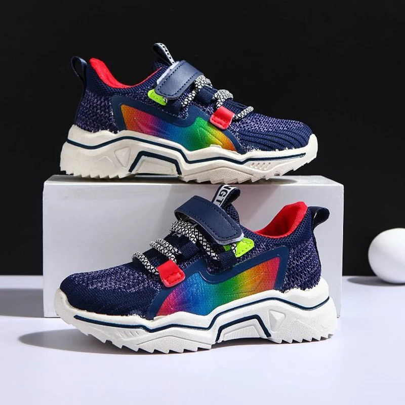 Новая обувь для мальчиков детская теннисная модная повседневная спортивная бега