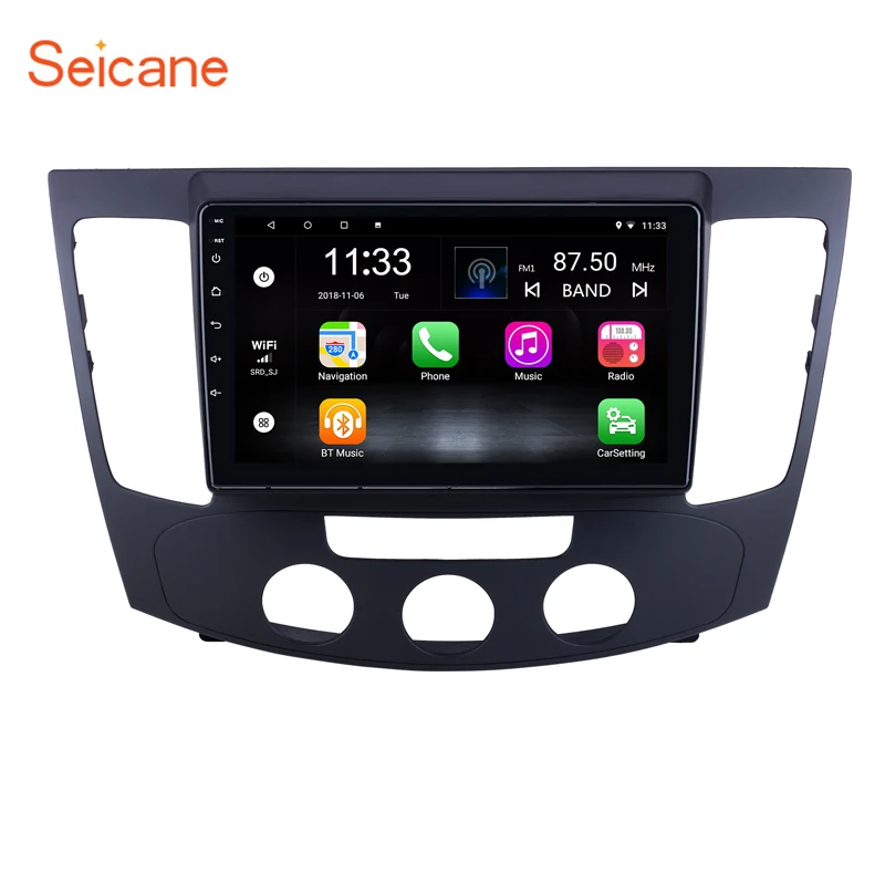 

Seicane Android 10.0 Car Stereo Player for 2009 Hyundai Sonata Manual A/C with 9 inch GPS Navi Radio Support Rear Camera TPMS